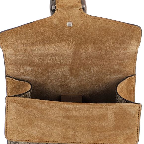 Gucci Dionysus Bag GG Coated Canvas Mini Brown - Picture 7 of 8
